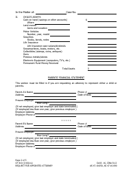 Form CP-410 Request for Appointed Attorney - Alaska, Page 2