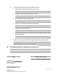 Form CR-368 Prosecution Pretrial Discovery Report - City of Palmer, Alaska, Page 2