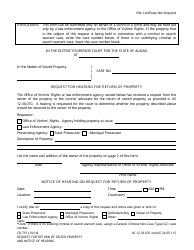 Form CR-715 Download Fillable PDF or Fill Online Request for Hearing Sns-Brigh10