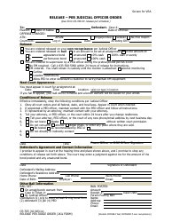 Document preview: Form CR-765 Release Per Judge Order (Jail Form) - Alaska