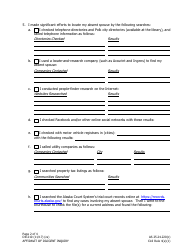 Form DR-210 Affidavit of Diligent Inquiry - Alaska, Page 2