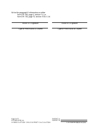 Form DR-308 Hybrid Custody Child Support Calculation - Alaska, Page 3