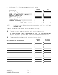 Form DR-250 Financial Declaration - Alaska, Page 4
