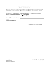 Form DR-358 Response to Motion for Payment of Children&#039;s Health Care Expenses - Alaska, Page 4