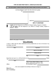 Document preview: Form DR-730 Reply to Response - Alaska