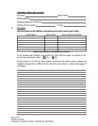 Form DR-705 Motion to Change Custody, Support or Visitation - Alaska, Page 2