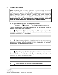 Form DR-705 Motion to Change Custody, Support or Visitation - Alaska, Page 4
