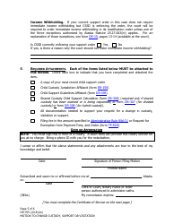 Form DR-705 Motion to Change Custody, Support or Visitation - Alaska, Page 5