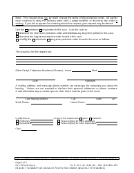 Form DV-135-M Request to Modify or Dissolve Protective Order (Multiple Petitioners) - Alaska, Page 2