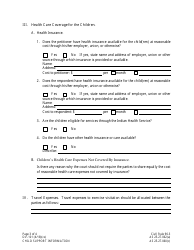 Form DV-101 Child Support Information - Alaska, Page 3