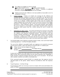 Form DV-200 Temporary Child Support Order -domestic Violence - Alaska, Page 4