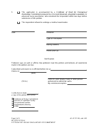Form MC-655 Petition for 180-day Involuntary Recommitment - Alaska, Page 2