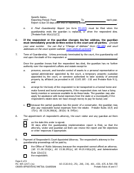 Form PG-405 Order Appointing Partial Guardian - Alaska, Page 6