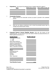 Form PG-220 Conservator&#039;s Implementation Report and Inventory - Alaska, Page 3