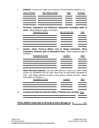 Form PG-220 Conservator&#039;s Implementation Report and Inventory - Alaska, Page 6