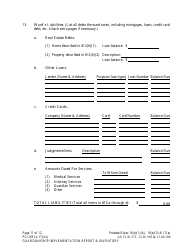Form PG-205 Guardianship Implementation Report and Inventory - Alaska, Page 11