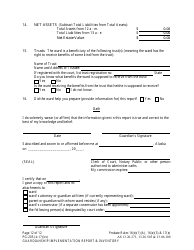 Form PG-205 Guardianship Implementation Report and Inventory - Alaska, Page 12