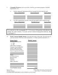 Form PG-205 Guardianship Implementation Report and Inventory - Alaska, Page 6