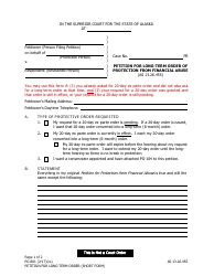 Document preview: Form PG-801 Petition for Long-Term Protection From Financial Abuse - Alaska