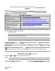 Document preview: Form TR-515 Request - Alaska