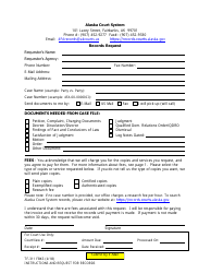 Document preview: Form TF-311 FBKS Records Request - City of Fairbanks, Alaska