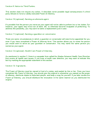 Power of Attorney - Alaska, Page 4