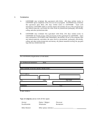 Arizona Grown License Agreement Form - Arizona, Page 2