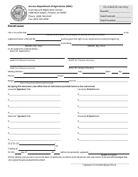 Document preview: Brands - Lease Form - Arizona