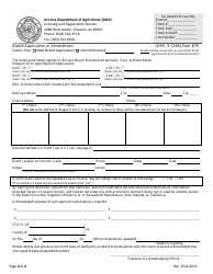 New Brand/Brand Amendment Application Form - Arizona, Page 4