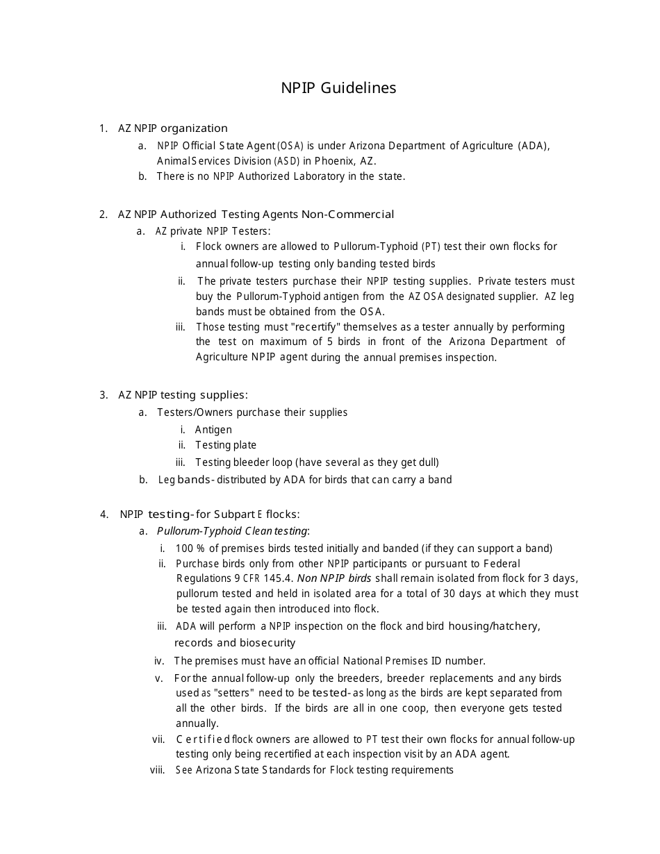 Animal Disease Traceability Registration Form - Arizona, Page 4