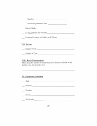 AZ SVO Form 3 Equine Rescue Standards Veterinary Checklist - Arizona, Page 5