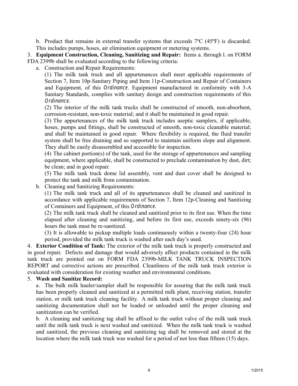 Bulk Milk Hauler / Sampler Study Materials - Arizona, Page 10