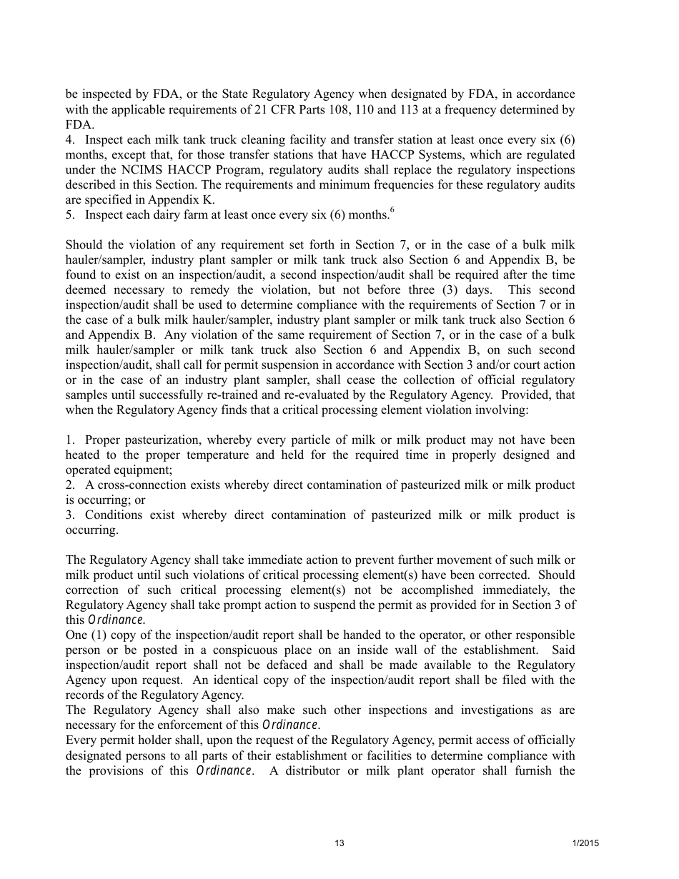 Bulk Milk Hauler / Sampler Study Materials - Arizona, Page 14