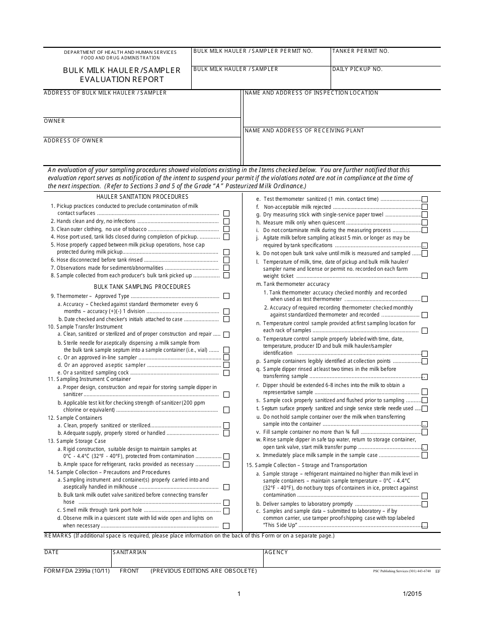 Bulk Milk Hauler / Sampler Study Materials - Arizona, Page 2