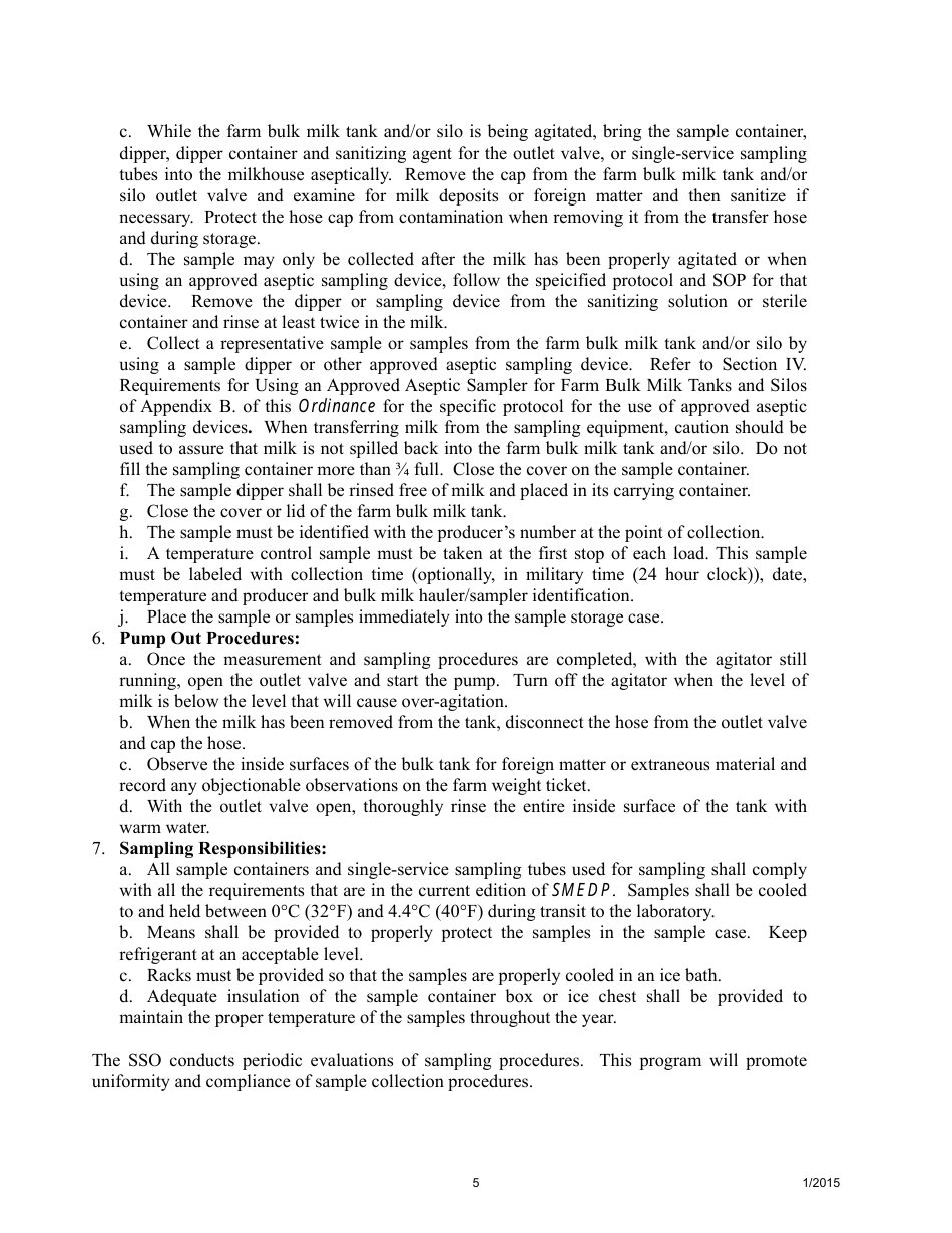 Bulk Milk Hauler / Sampler Study Materials - Arizona, Page 6