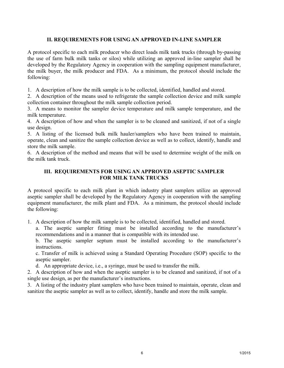 Bulk Milk Hauler / Sampler Study Materials - Arizona, Page 7