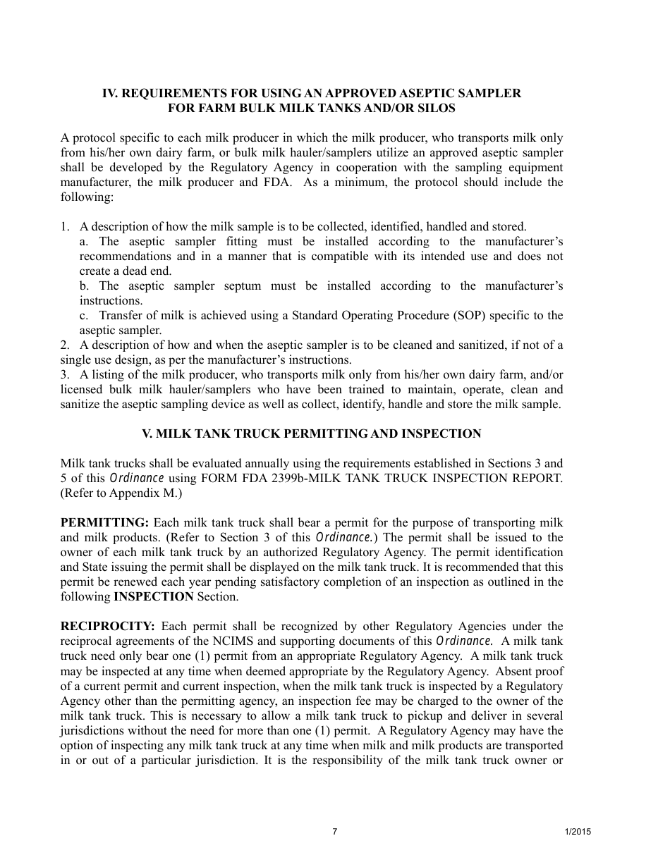 Bulk Milk Hauler / Sampler Study Materials - Arizona, Page 8