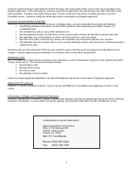 Continuing Education Course Provider Application Guidelines &amp; Packet - Arizona, Page 4