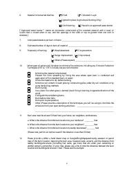 Open Burning Permit Application Form - Arizona, Page 2