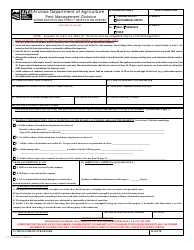 Document preview: Form AZDA-PMD-VC Wood Destroying Insect Inspection Report - Arizona