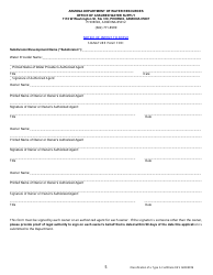 Application for Classification of a Type a Certificate of Assured Water Supply - Arizona, Page 6