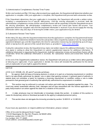 Application for an Extension of an Analysis of Adequate Water Supply - Arizona, Page 2