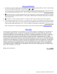 Designation or Modification of Designation of Assured Water Supply Application - Arizona, Page 7