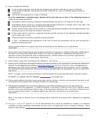Application for an Assignment of a Type B or Unclassified Certificate of Assured Water Supply - Arizona, Page 5