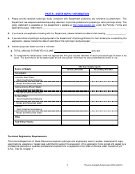 Physical Availability Determination Application Form - Arizona, Page 2