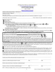 Analysis of Adequate Water Supply Application Form - Arizona, Page 7
