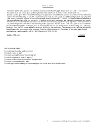 Re-issuance of a Certificate of Assured Water Supply Application - Arizona, Page 8