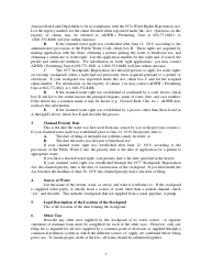 Instructions for Statement of Claimant Form - Stockpond Use - Arizona, Page 3