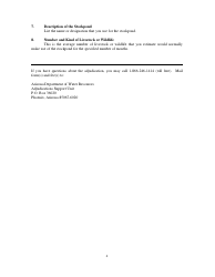 Instructions for Statement of Claimant Form - Stockpond Use - Arizona, Page 4