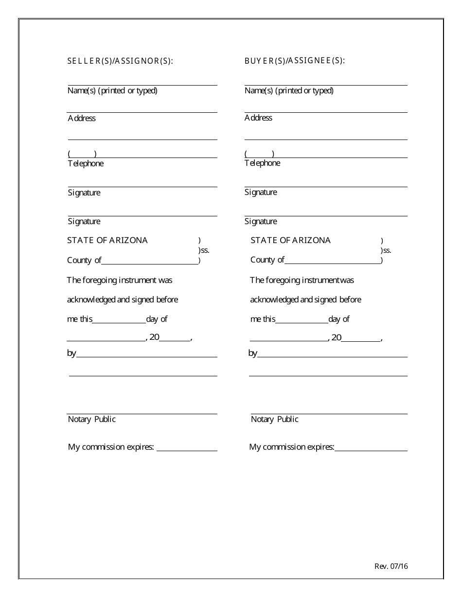 Form 6417 Assignment of Statement of Claimant - General Adjudication of All Rights to Use Water in the Little Colorado River System and Source - Apache County, Arizona, Page 2